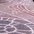 Partial view of mosaic from eastern approach to Ord River Diversion Dam.