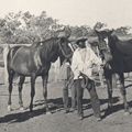 Stockmen and horses, Argyle Station.