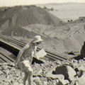 Witnessing construction and destruction, Burrup Peninsula, Western Australia.