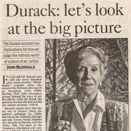 durack: let's look at the big picture