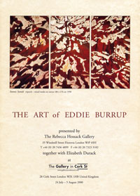 the art of eddie burrup exhibition catalogue